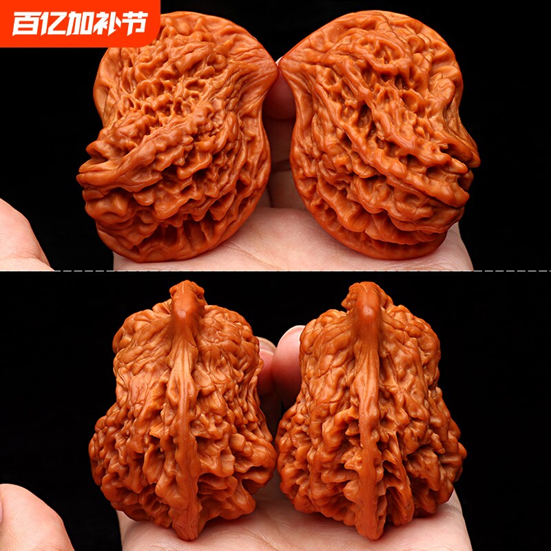 文玩核桃异形小鸟官帽鸳鸯和平鸽小众手把玩件盘玩包浆老树桃核