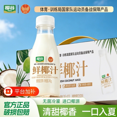 椰谷鲜椰汁果汁椰奶饮料10瓶