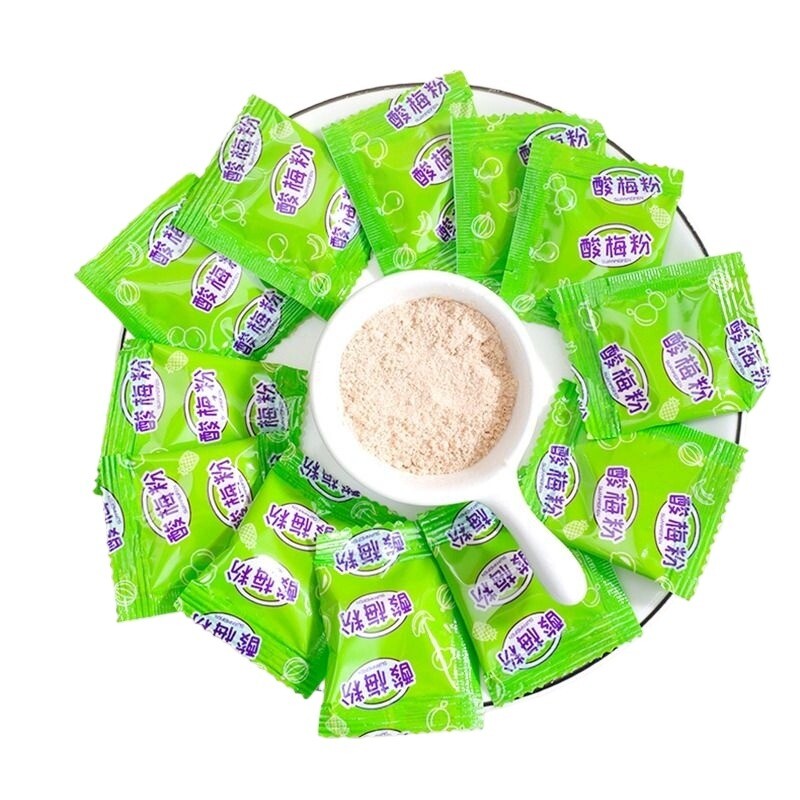 加果多酸梅粉辣椒盐陈皮粉沾水果商用小包话梅粉甘梅粉梅子粉调料