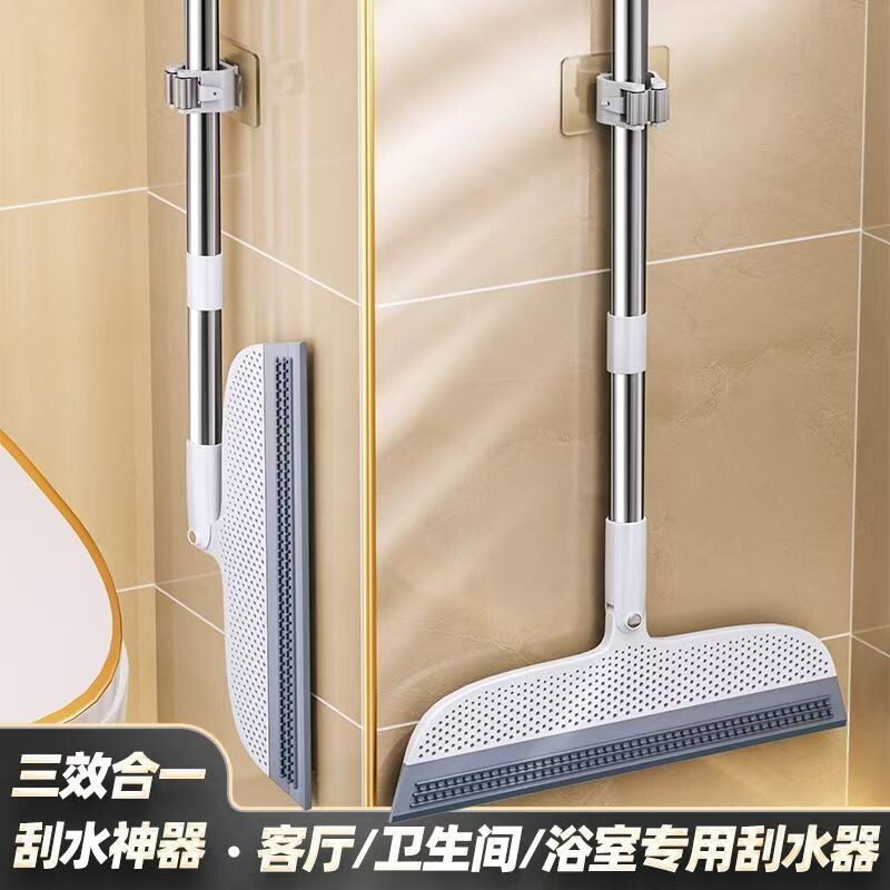 家用魔术扫把刮水拖把干湿两用浴室不神器硅胶刮水板器地板保洁