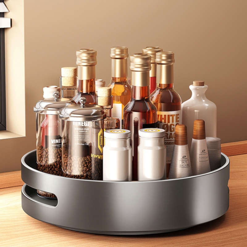 美厨物语可旋转调料置物架防锈