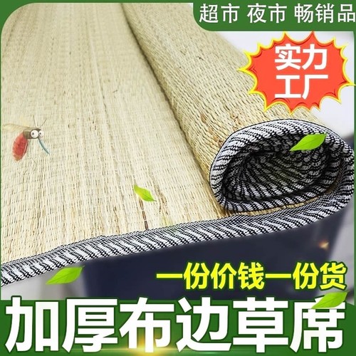2025夏季新款学生宿舍单人夏凉席子家用大床老人夏凉席蔺草席枕套