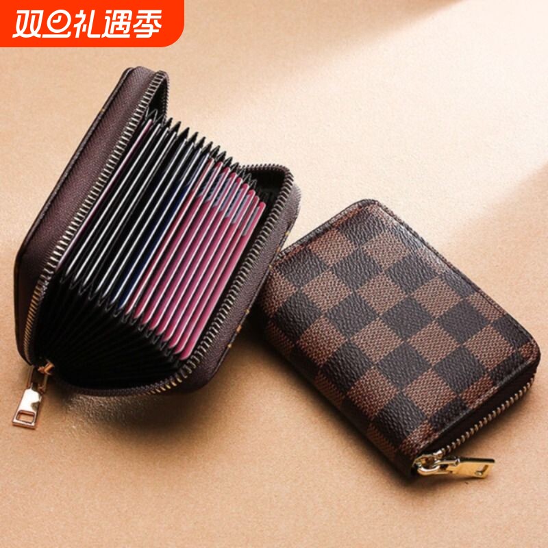 多卡位卡夹大容量风琴卡包证件驾照小巧卡套男女多功能休闲零钱包