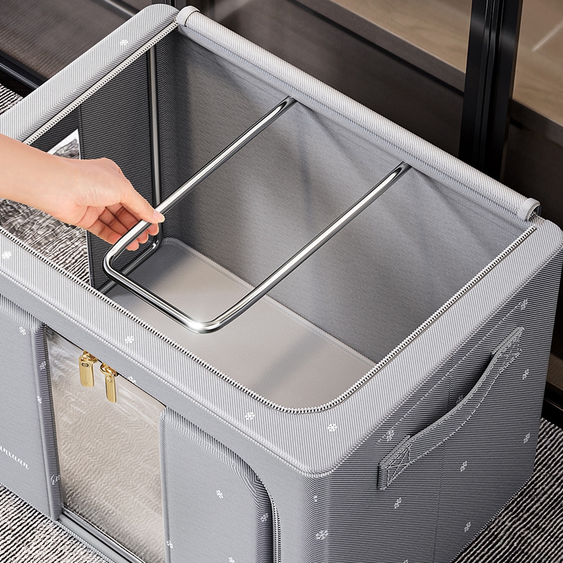 衣服收纳箱华达呢百纳箱家用布艺被子衣柜整理衣物折叠大容量宿舍