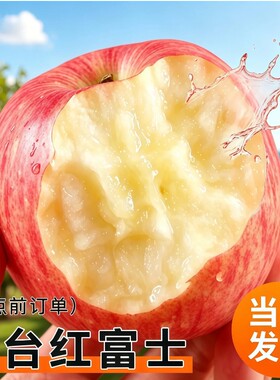 山东烟台红富士苹果脆甜新鲜当季水果整箱5斤冰糖心栖霞包邮现摘