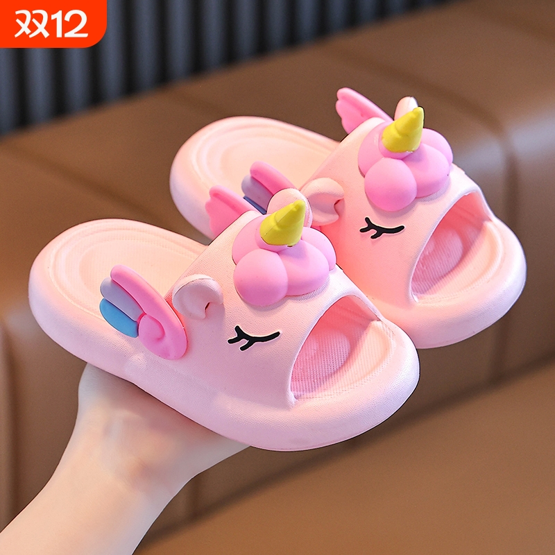 拖鞋儿童女童2025夏季可爱公主家居洗澡凉拖鞋软底卡通防滑宝宝女