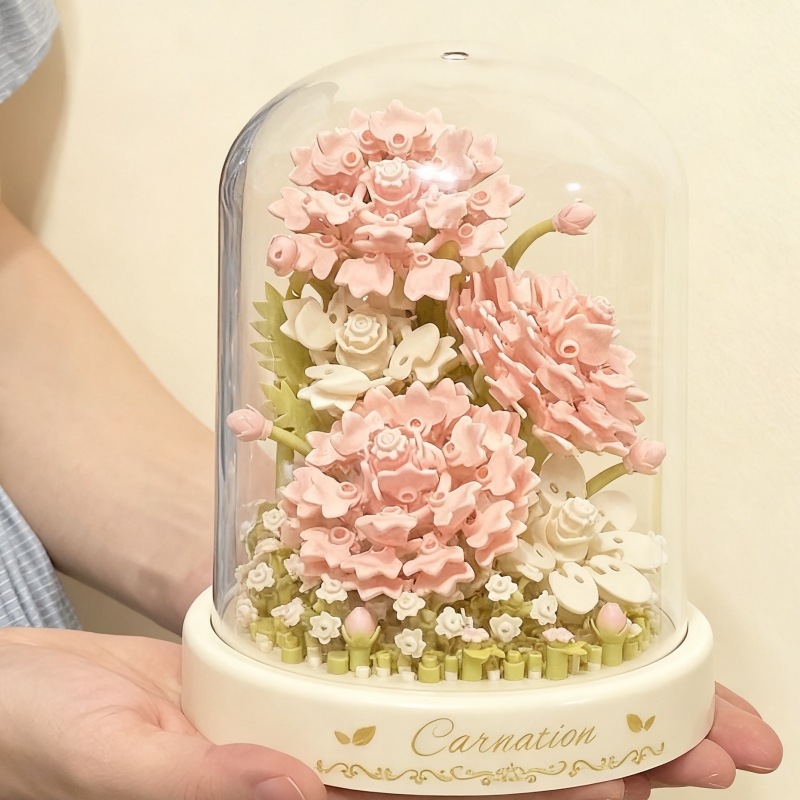 【DIY创意】永生积木花玩具