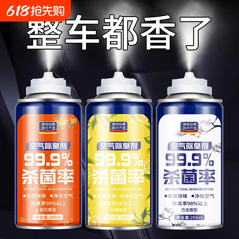 杀菌车内除异味净化器剂汽车空调空气清新剂