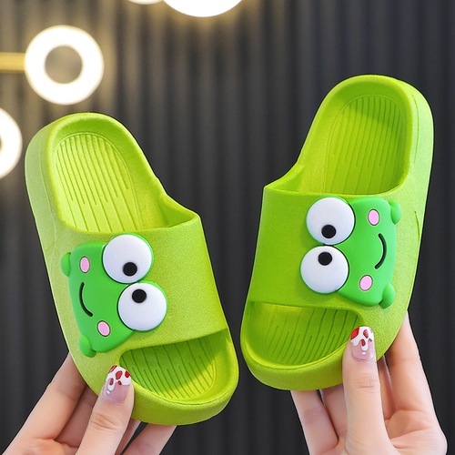 儿童拖鞋夏季外出洗澡居家内防臭防滑男童厚底外穿亲子抗菌凉拖鞋