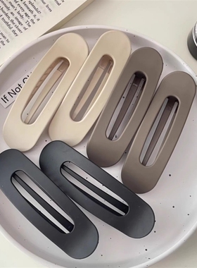 大号发夹女夹子刘海前额侧边发卡后脑勺抓夹一字夹头发头饰鸭嘴夹