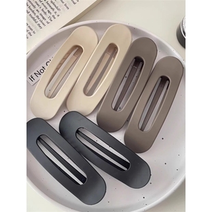 大号发夹女夹子刘海前额侧边发卡后脑勺抓夹一字夹头发头饰鸭嘴夹