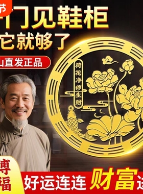 新款好运风水莲花锦鲤贴纸窗花门贴窗贴家用玻璃贴乔迁节日装饰品