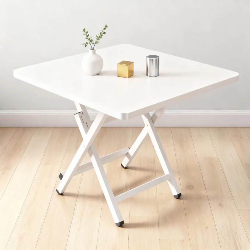 可折叠桌餐桌家用小户型出租屋简易吃饭小桌子正方形饭桌家居便携