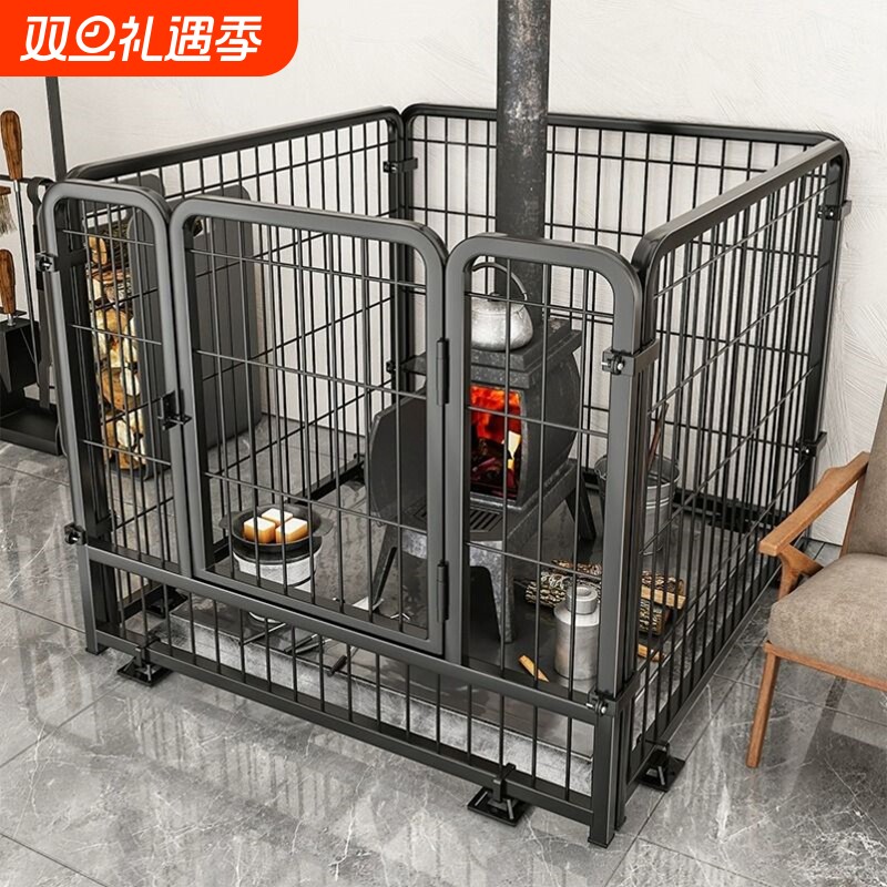 家用室内火炉围栏带锁防烫伤护栏