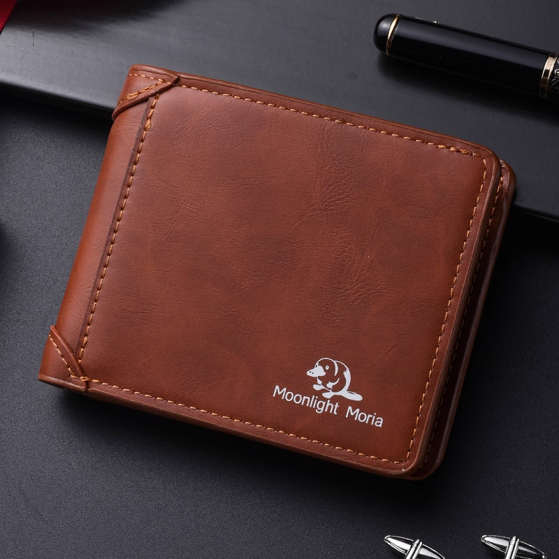 钱包男横款真软皮超薄2025新款皮夹短款便携卡包驾驶证钱夹一体