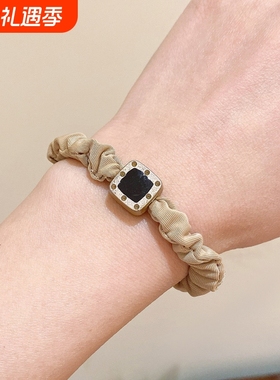 2合1新中式男友小手链手绳红绳皮绳穿风简约情侣儿童手链礼物编织