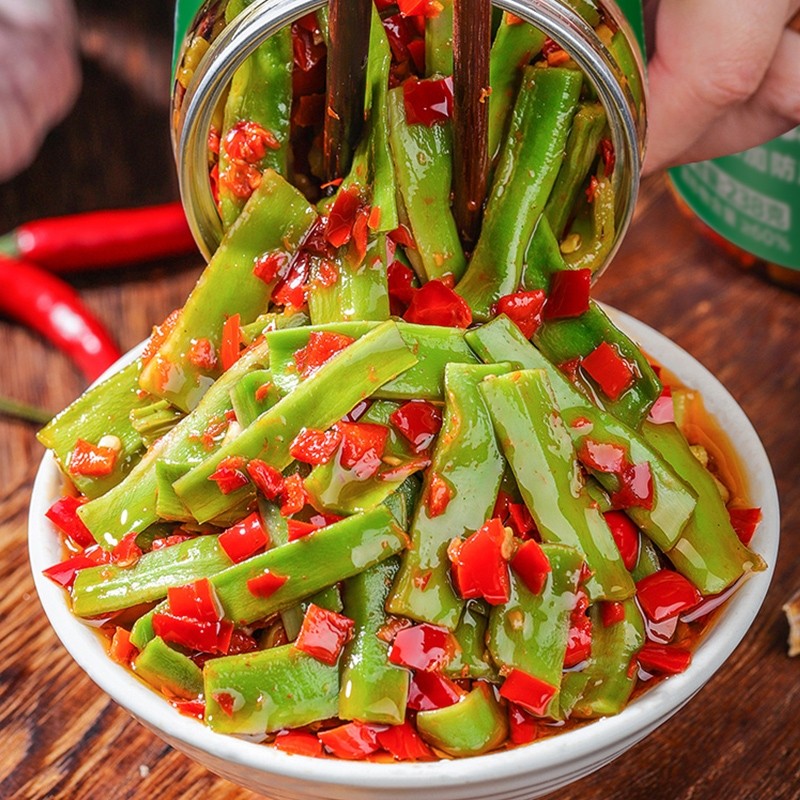长沙特产剁椒贡菜香辣脆椒湖南辣椒酱下饭菜咸菜榨菜拌饭拌面即食