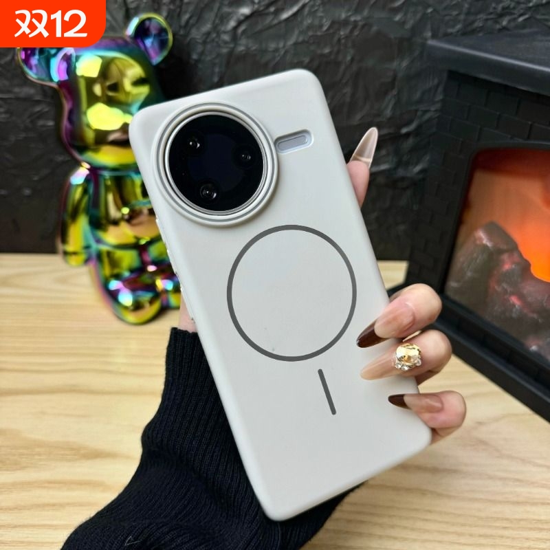 带细圈磁吸适用红米k80手机壳柔润PC亲肤感硬壳高级感k80pro超薄时尚简约男女情侣同款防摔全包个性保护外壳