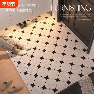 入户门丝圈地垫大门口加厚脚垫进门地毯可裁剪门垫免洗室外耐脏