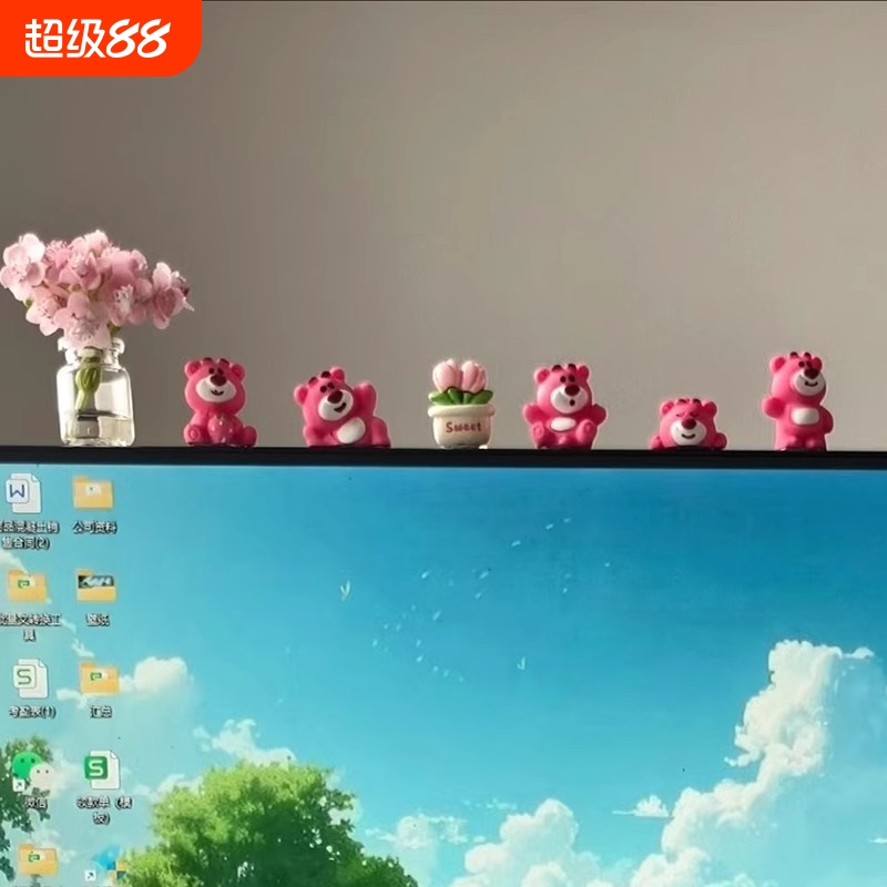 电脑屏幕创意摆件|超1.7万次加购