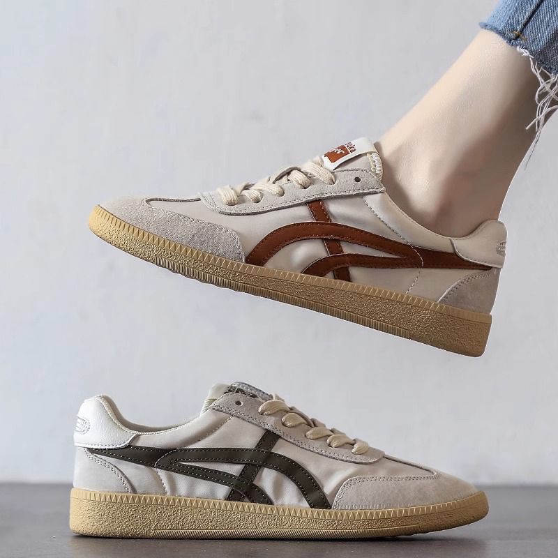 阿甘鞋女2025新款春秋季小白运动鞋百搭软底休闲鞋德训鞋轻便女鞋