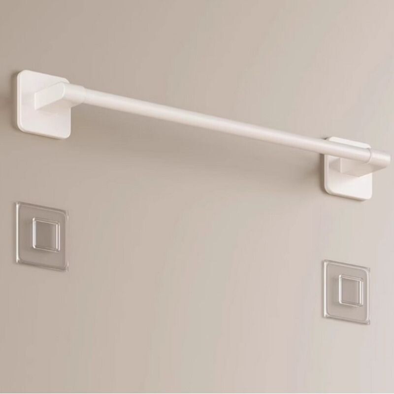 【掉落包赔！】浴室免打孔毛巾杆