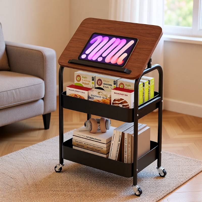 【新品首发】中古边几置物架