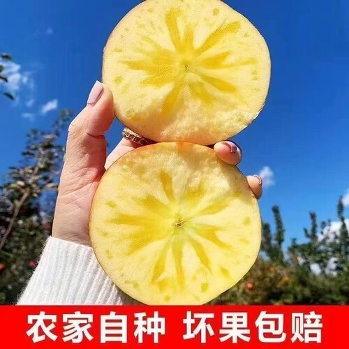 【脆甜】正宗冰糖心红富士苹果丑苹果脆甜不打蜡新鲜水果整箱批发