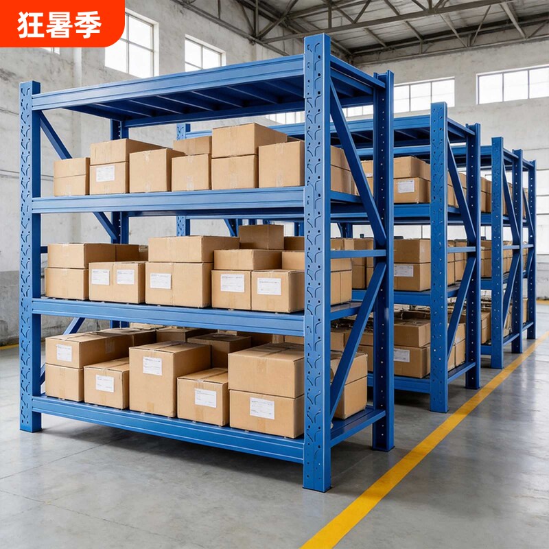 工厂货架置物架展示架钢制铁架子仓储仓库多层家用承重货物组装
