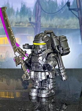 和平精英玩具地铁逃生机甲七级套积木小人仔外骨骼动力模型火力