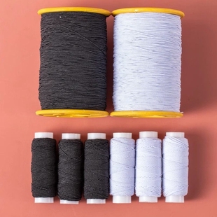 超细松紧线高弹力耐用缝纫机专用底线0.5mm弹力线缝衣服圆橡皮筋