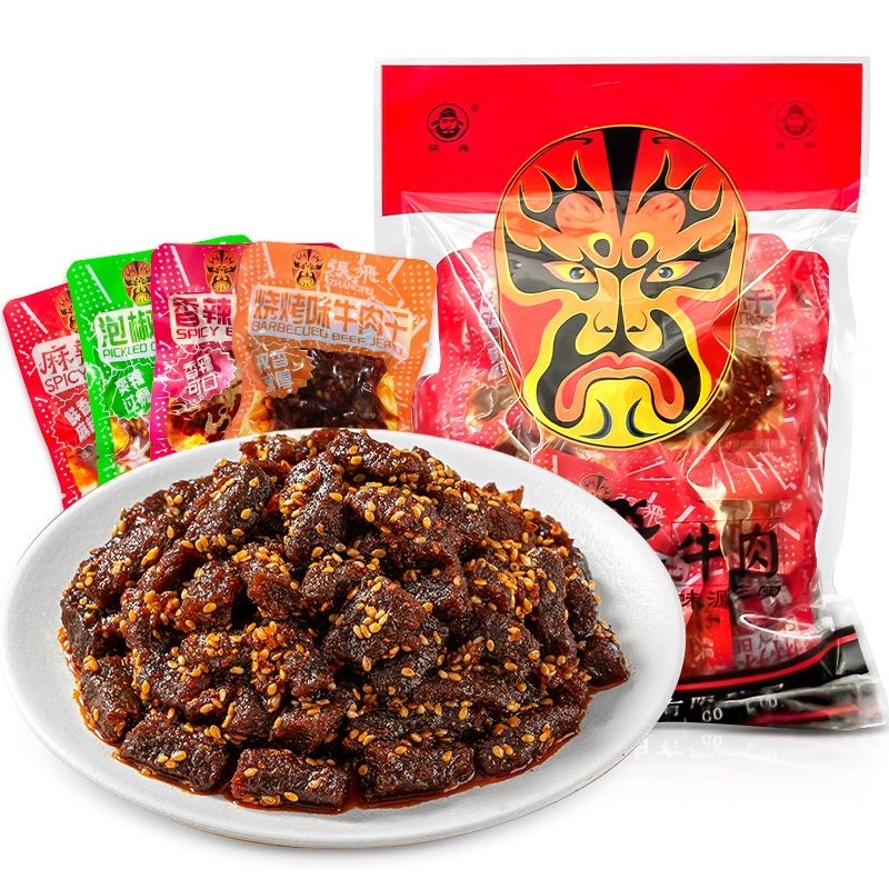 正宗张飞牛肉干四川特产阆中小吃麻辣牛肉干小包装零食散装