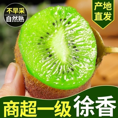 陕西徐香猕猴桃奇异果周至绿心新鲜水果应当季孕妇现摘好吃果园