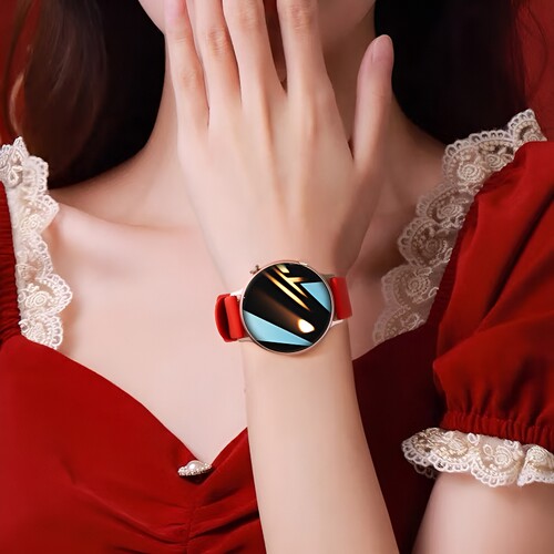 智能手表女士蓝牙支付手环防水时尚多功能情侣送女友学生运动表新款电话血压心率监测健康睡眠微信手机表带