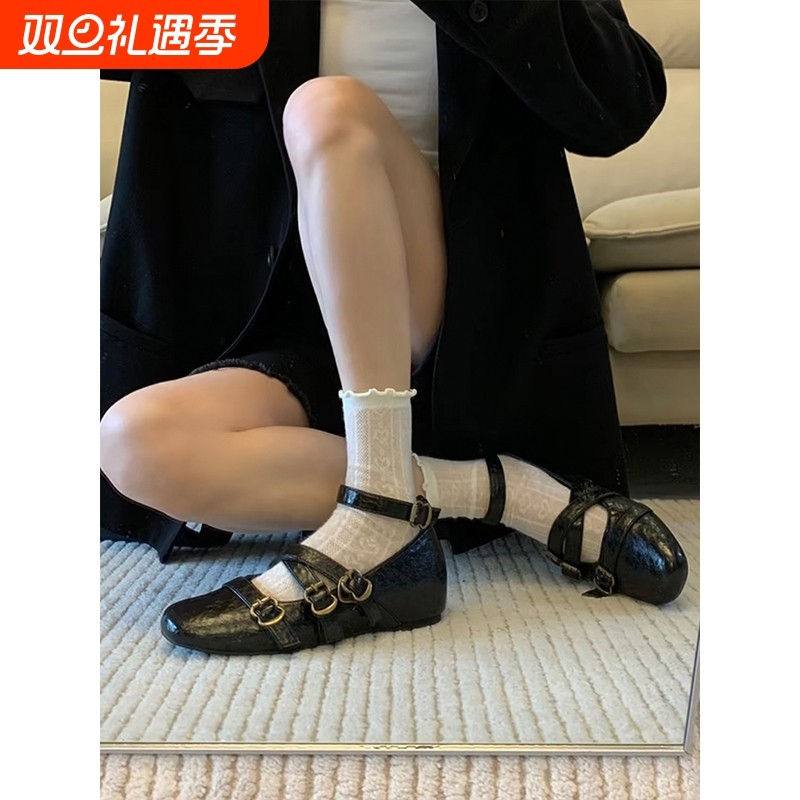 复古坡跟浅口单鞋|112人收藏