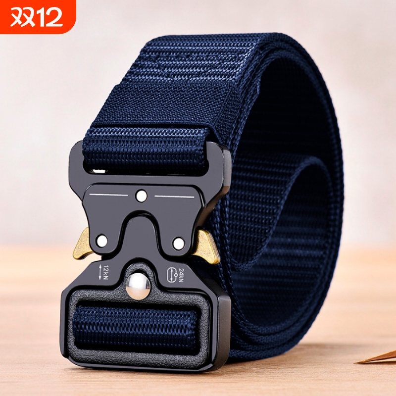 眼睛蛇合金扣战术腰带男多功能军迷帆布皮带户外尼龙作训腰封裤带