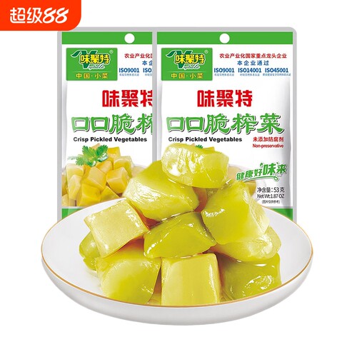 味聚特53g口口脆榨菜下饭菜