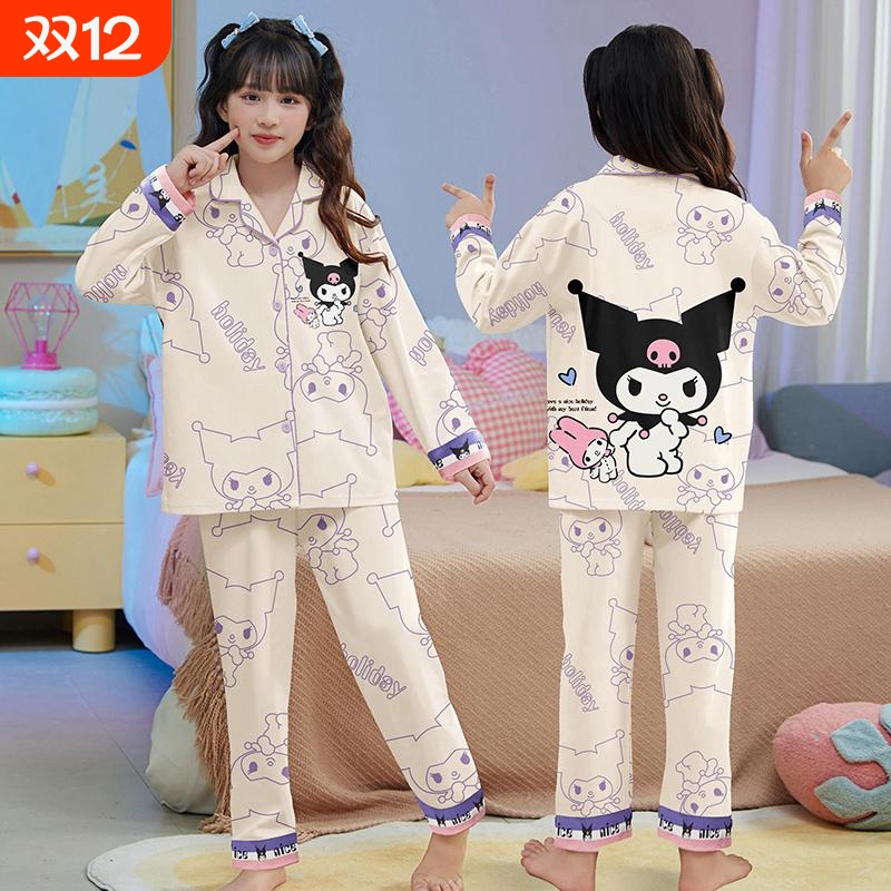 2024新款儿童睡衣大童薄款