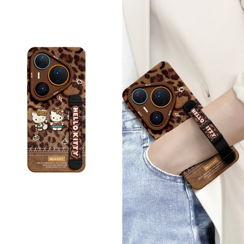 适用华为Pura80手机壳枫叶凯蒂猫