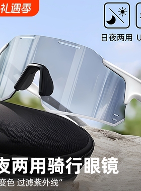 变色骑行眼镜日夜两用护目镜男女