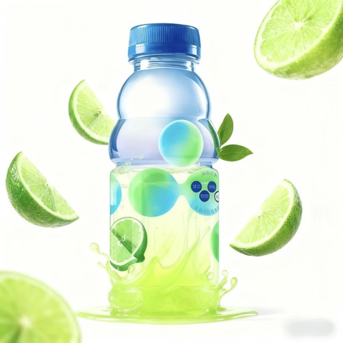 mizone青柠口味400ml*6瓶迷你小瓶维生素饮料补充维C补水柠檬白桃