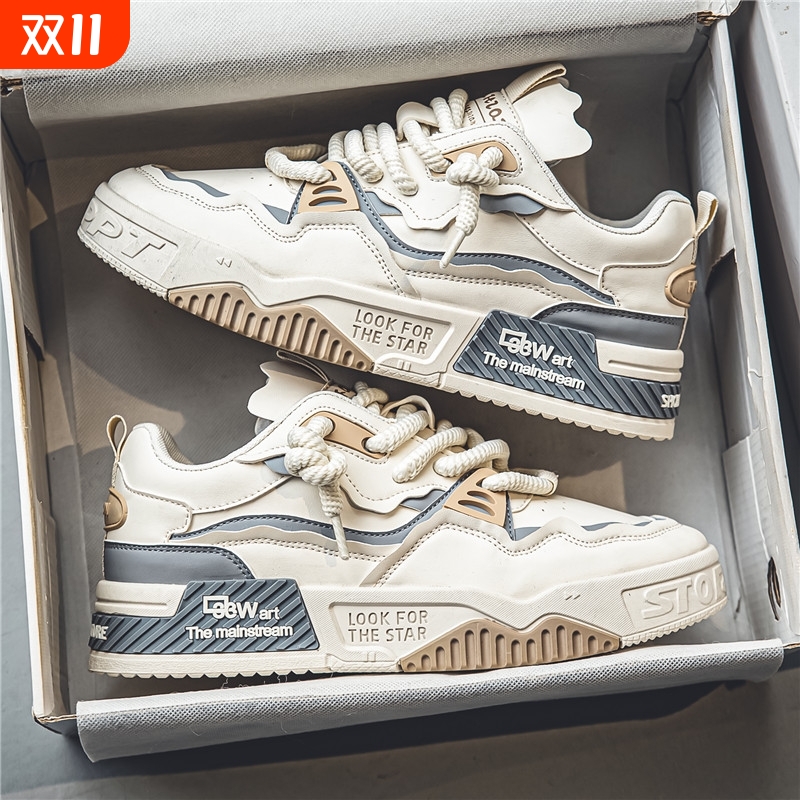 2025秋冬季新款男鞋增高冬季青少年鞋子运动厚底47特大码48休闲鞋