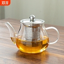 耐热高温玻璃茶壶可加热家用功夫茶具套装 加厚过滤器茶漏滤茶
