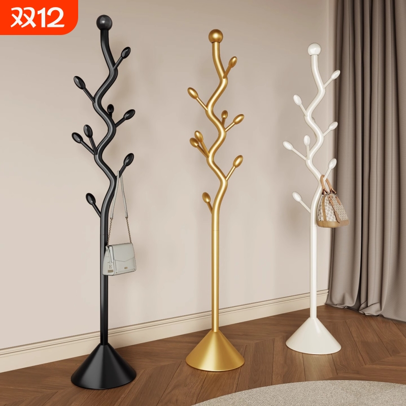 挂衣架卧室落地挂衣服架子不占空间意式轻奢高级感衣帽架室内家用