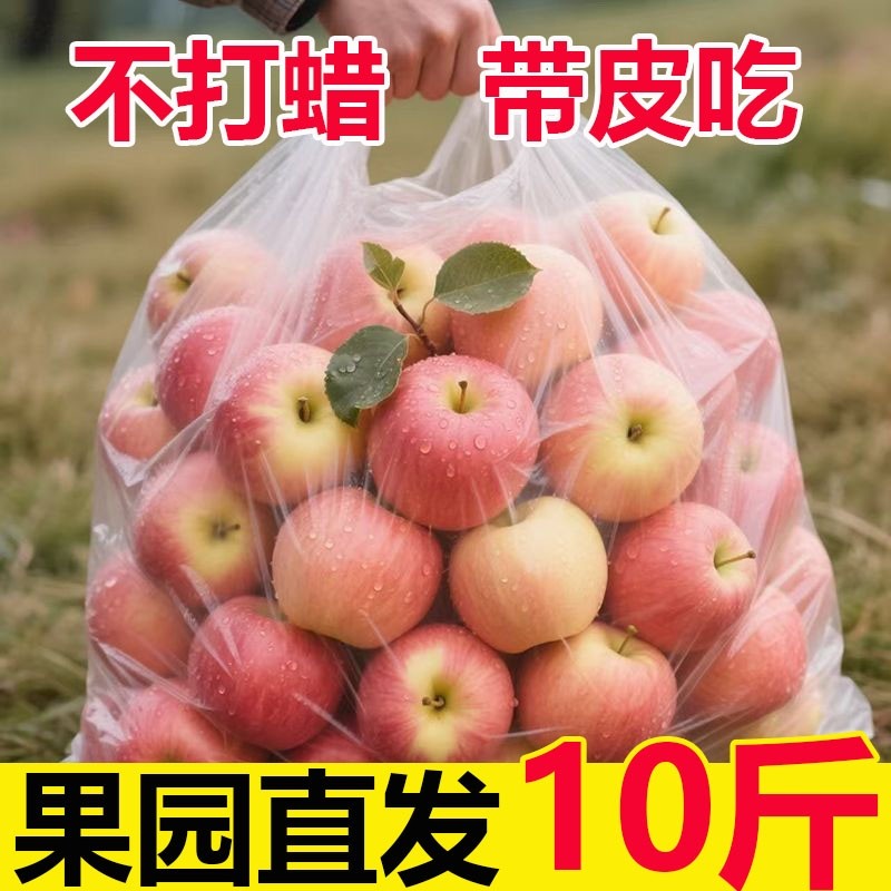 苹果水果新鲜应当季一整箱脆甜包邮红富士大果冰糖心丑平苹果斤10,水产肉类/新鲜蔬果/熟食,苹果,淘宝优惠券,粉丝福利购,淘宝优惠卷