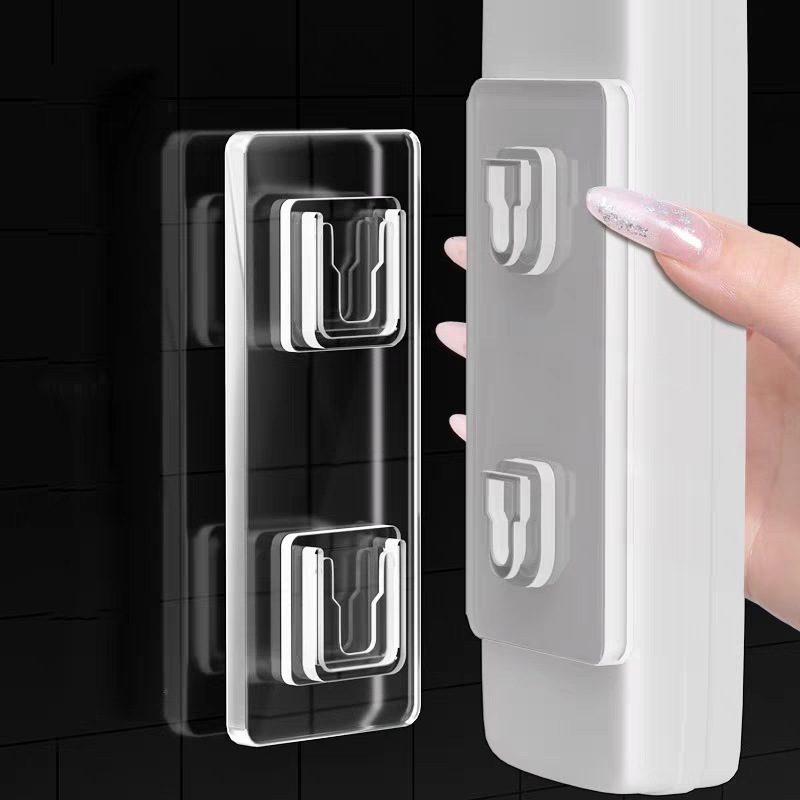 子母扣强力贴无痕免打孔固定器