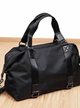 新款单肩商务旅行包手提短途出差手提包大容量行李包运动防水健身