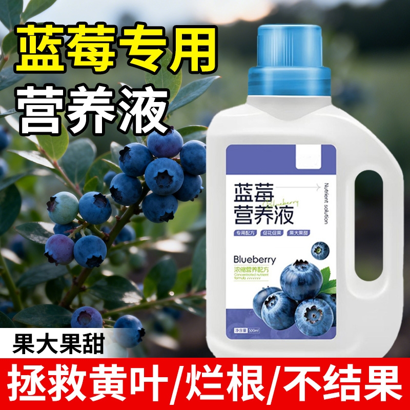蓝莓营养液专用肥料室内盆栽植物通用型有机肥家用花肥料氮磷钾肥