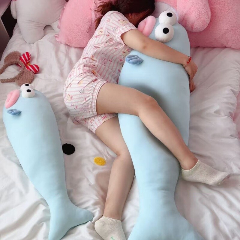 丑鱼冰丝抱枕|超1000次加购图片