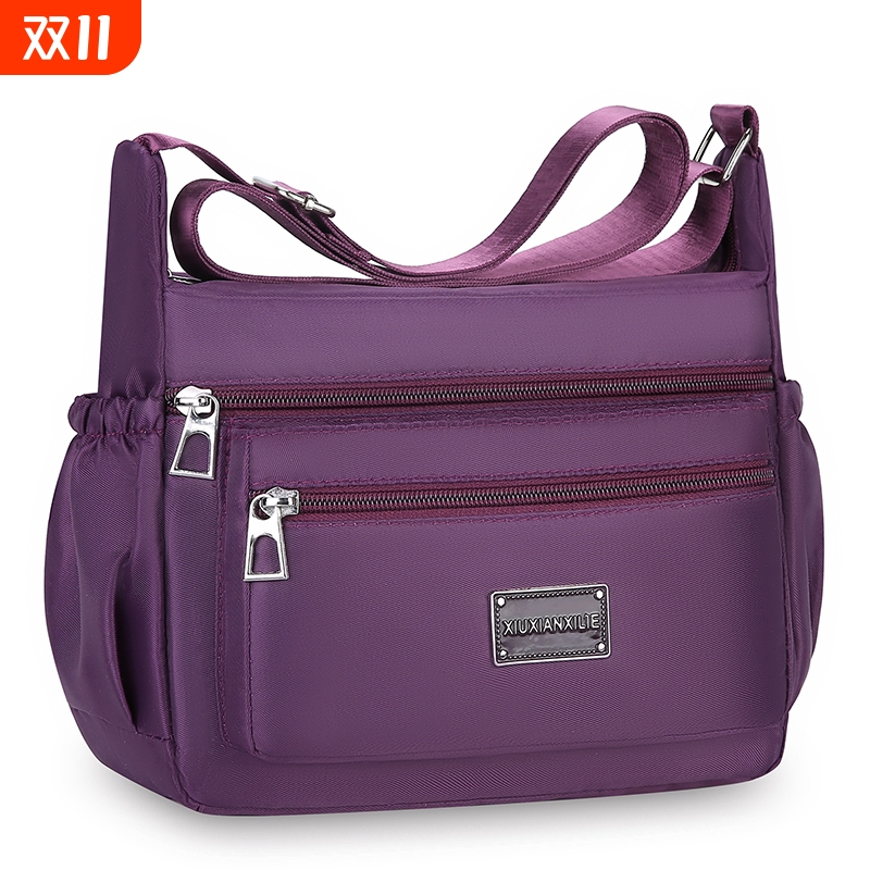 防水轻便旅游背包中年妈妈包单肩